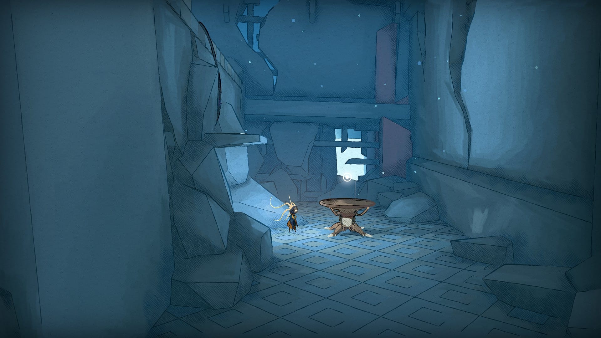 One of the nacre basins you can find around the map to heal